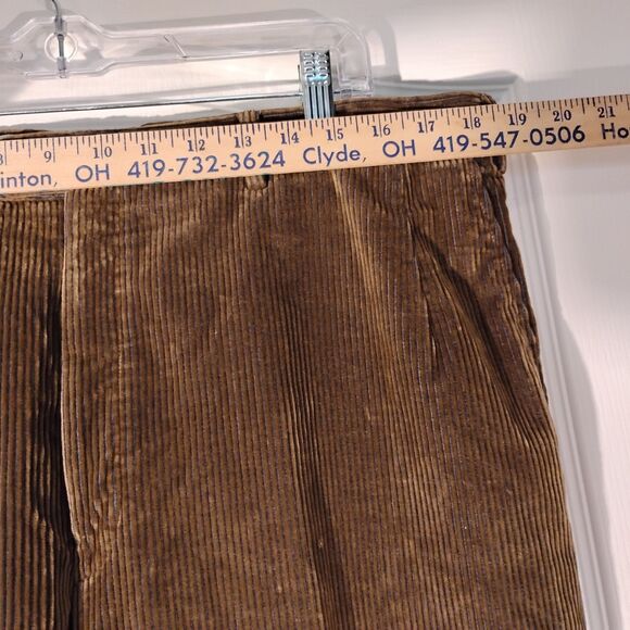 Brioni corduroy pants mens 40 brown dress designer cannes flat front italian - Picture 3 of 9